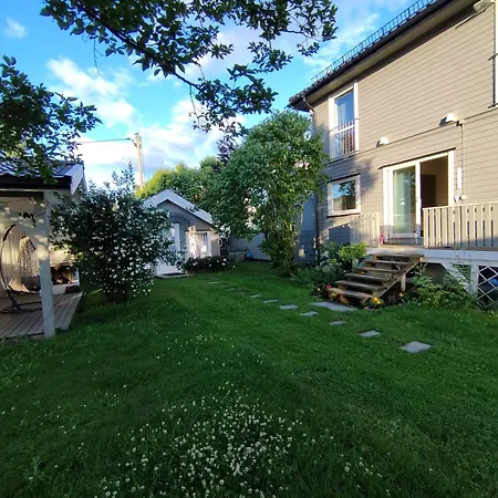 Villa With The Garden Hokksund Exterior photo